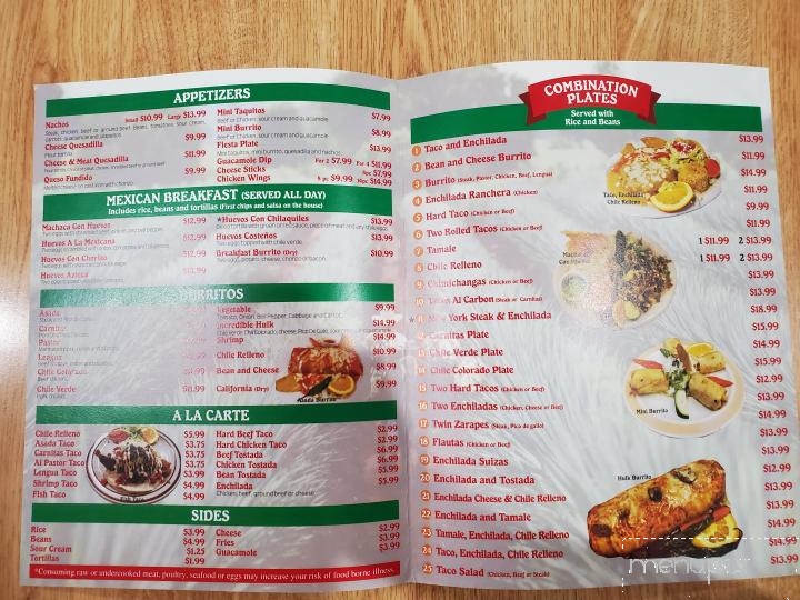 La Casa De La Abuela - Mesquite, NV menu_pic