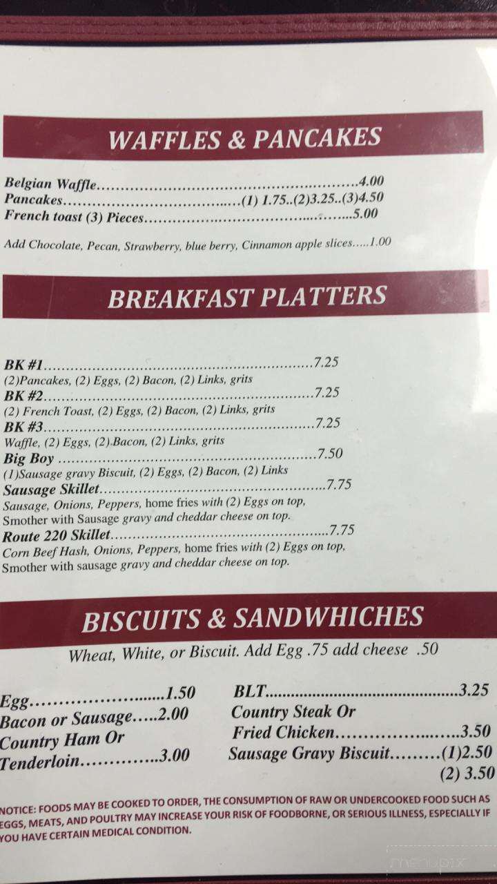 Aleko's Delight - Burlington, NC menu_pic