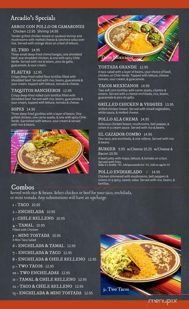El Cazador Mexican Restaurant - Buhl, ID menu_pic