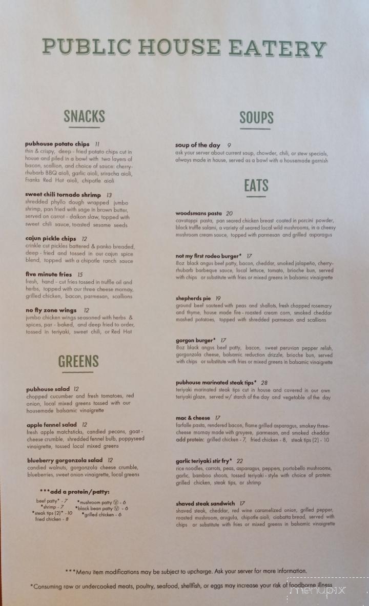 Public House Eatery - Gorham, NH