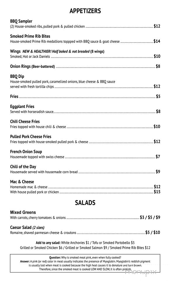 The Grouse House Restaurant - Otis, MA menu_pic