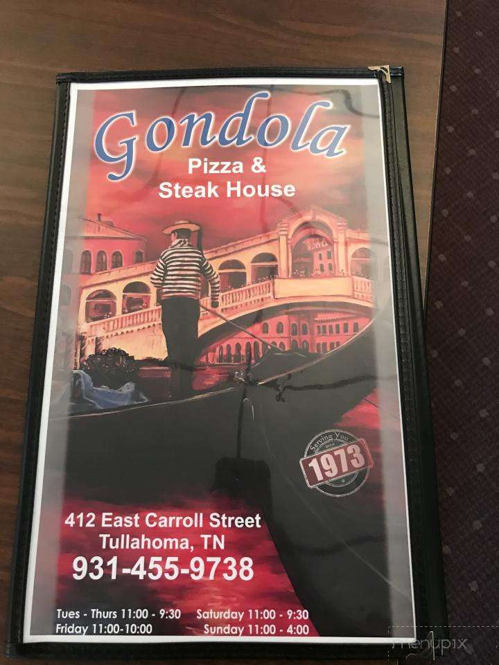 Gondola Pizza & Steakhouse - Tullahoma, TN