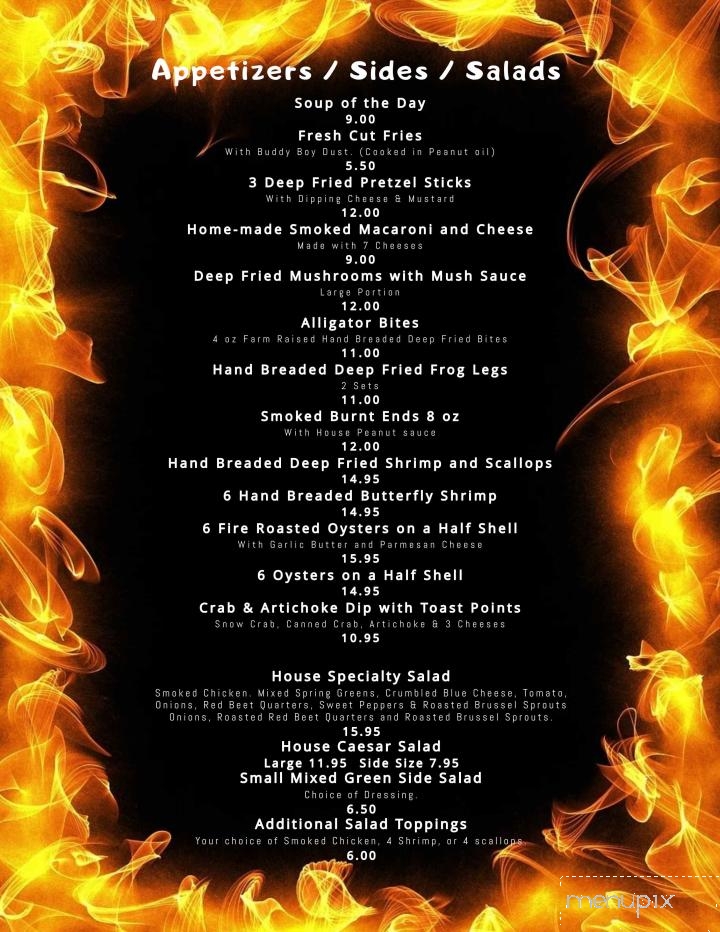 Buddy Boy Winery - Duncannon, PA menu_pic