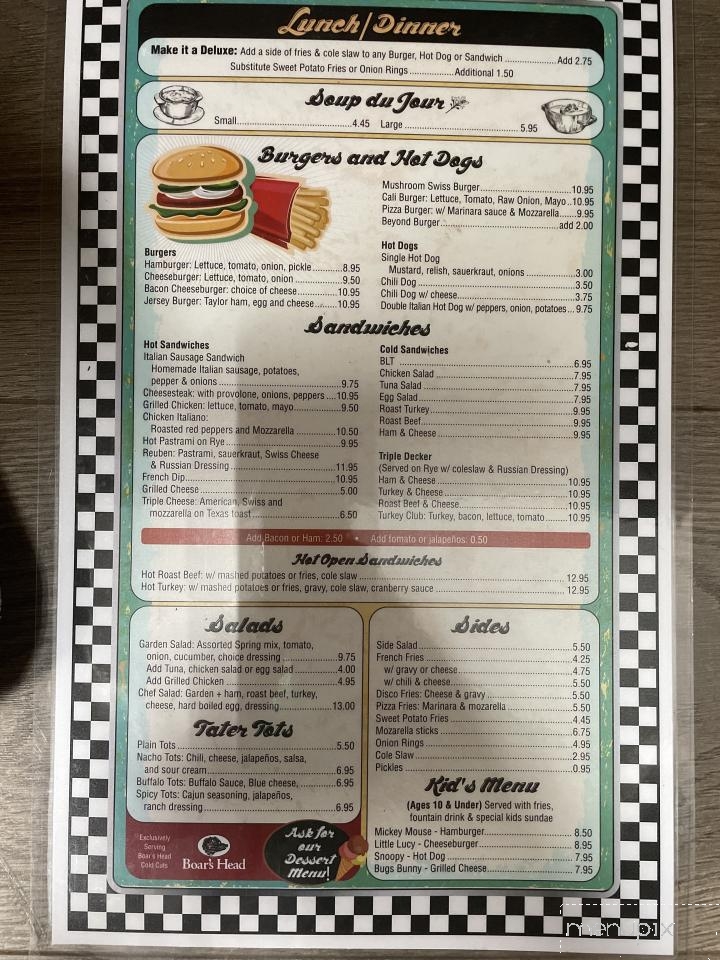 Rahway Grill - Rahway, NJ menu_pic
