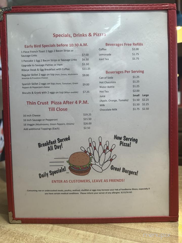 Jr's Place - Lisle, IL menu_pic
