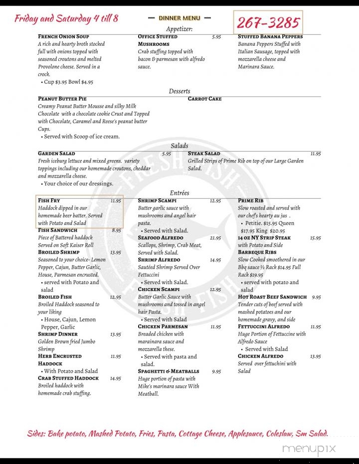 Office Restaurant - Kennedy, NY menu_pic