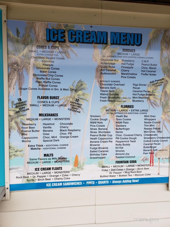 Big Dippers Ice Cream - Hanover, PA menu_pic