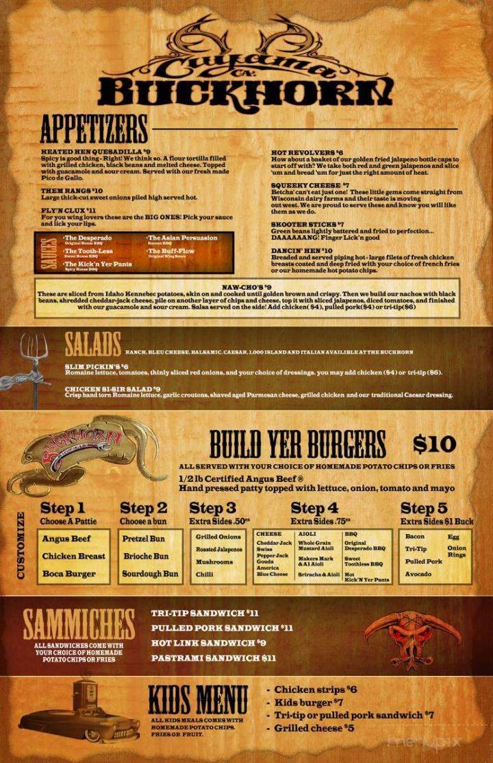 New Cuyama Buckhorn Restaurant - New Cuyama, CA menu_pic