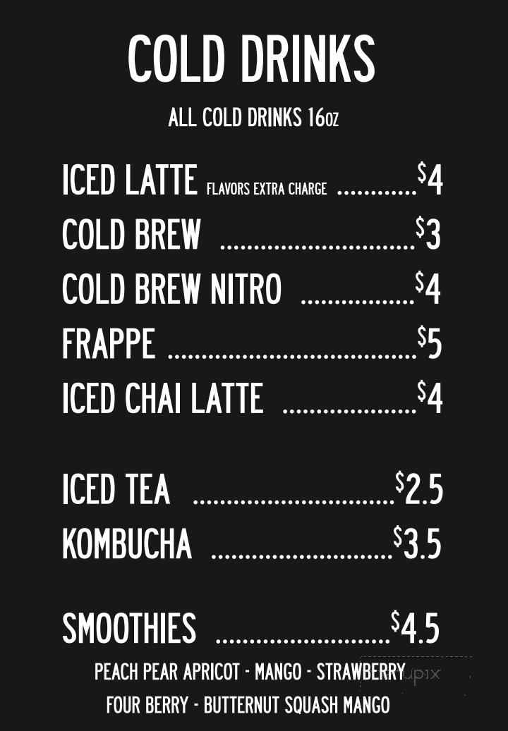 Denim Coffee - Carlisle, PA menu_pic