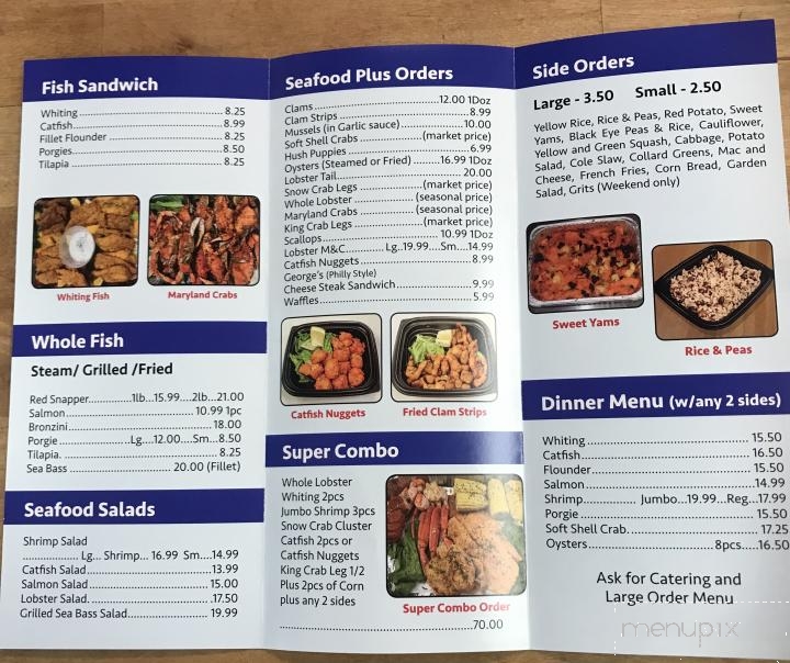 George's Seafood - Englewood, NJ menu_pic