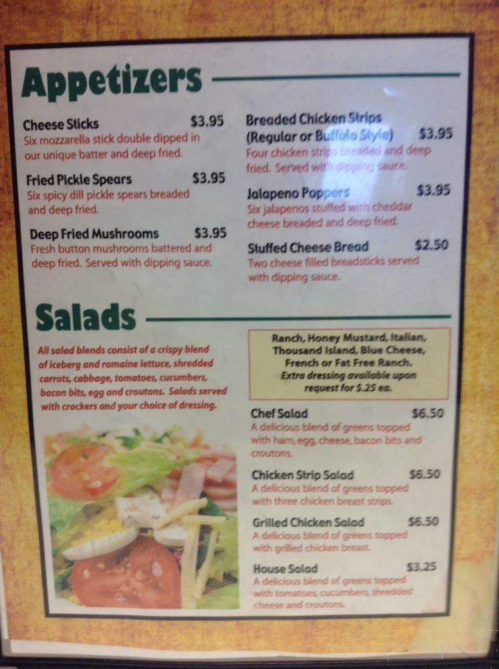 Houston's Restaraunt - White Bluff, TN menu_pic