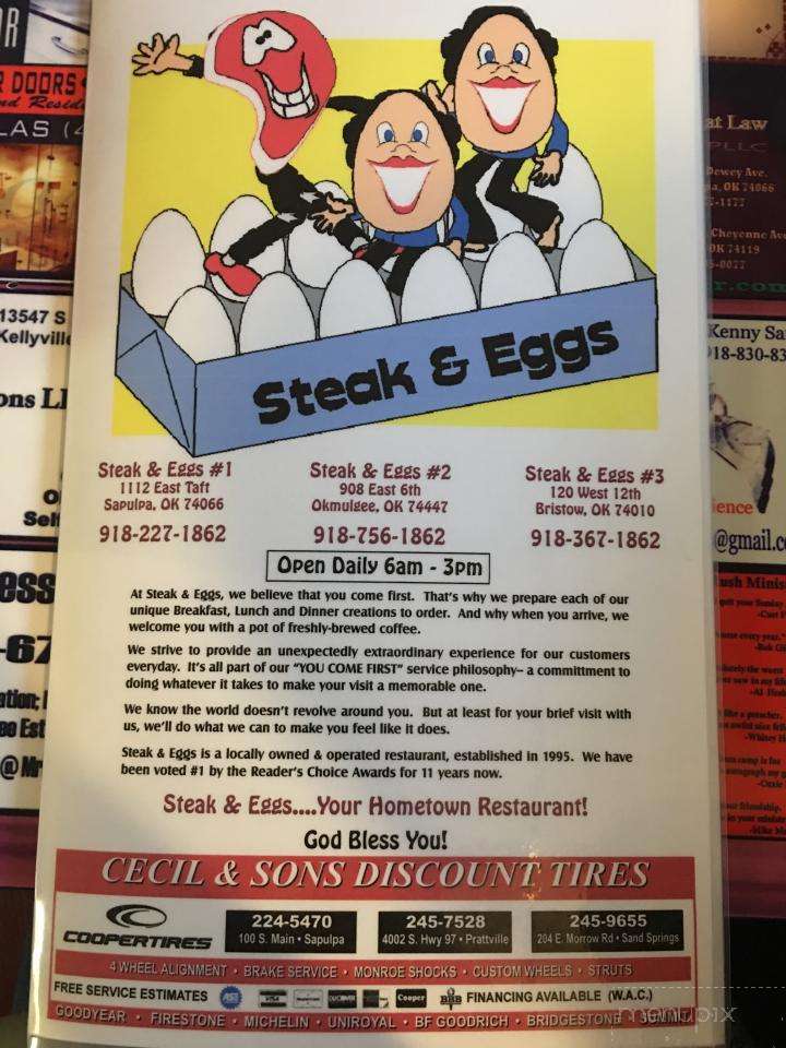 Steak & Eggs - Sapulpa, OK