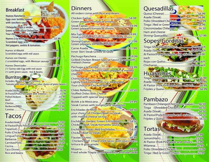 Chilangos Authentic Mexican Cuisine - Rockford, IL menu_pic
