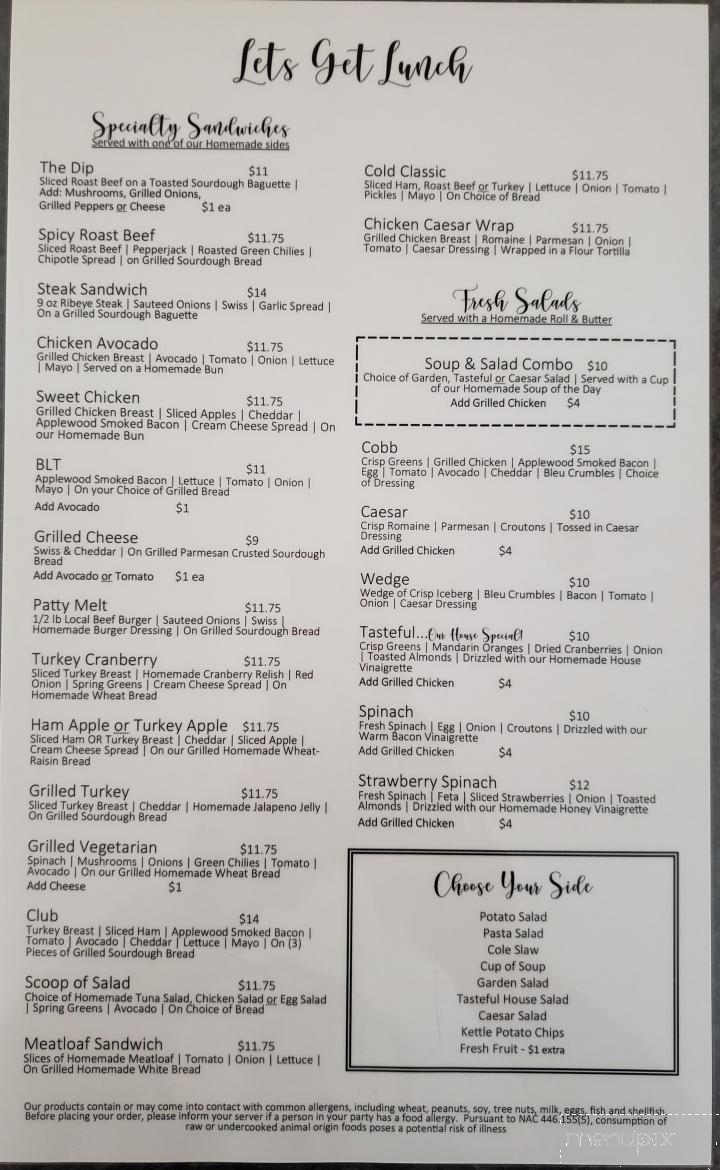 The Courtyard Cafe & Bakery - Fallon, NV menu_pic