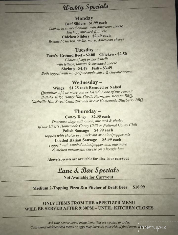 Whitmore Coney Island - Whitmore Lake, MI menu_pic