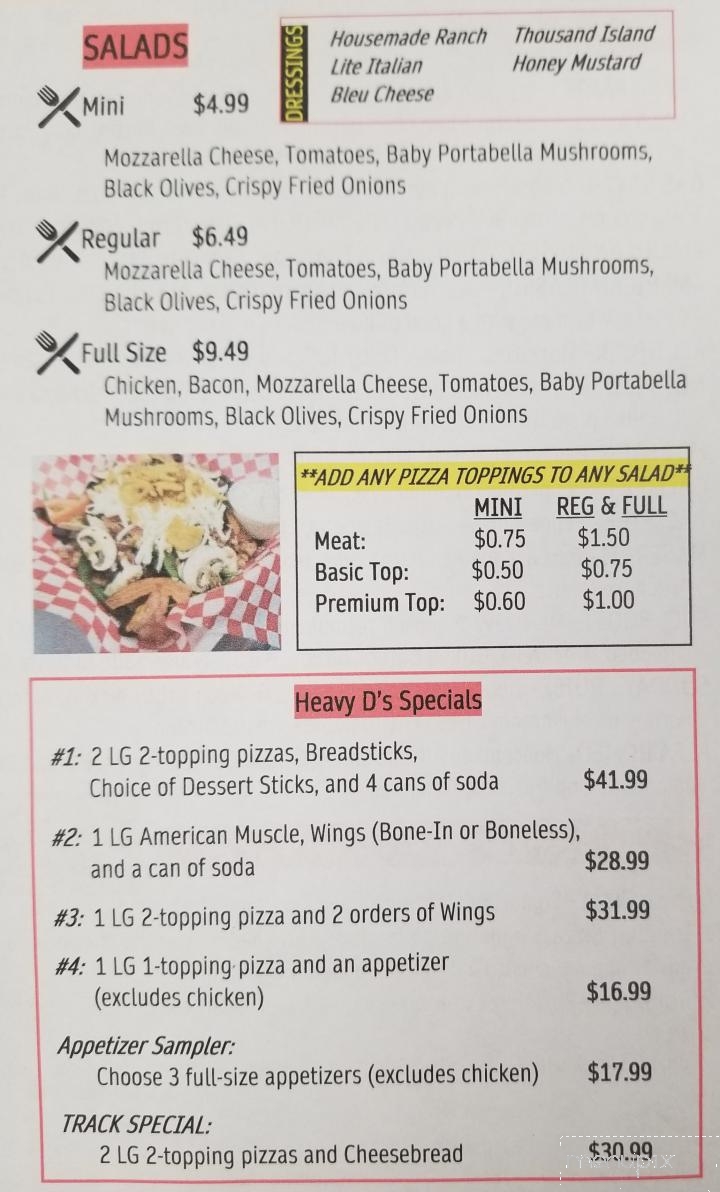 Heavy D's Pizzaria - Oklahoma City, OK menu_pic