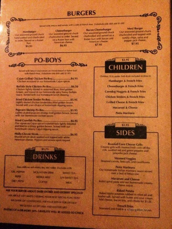 City Limits - Philadelphia, MS menu_pic
