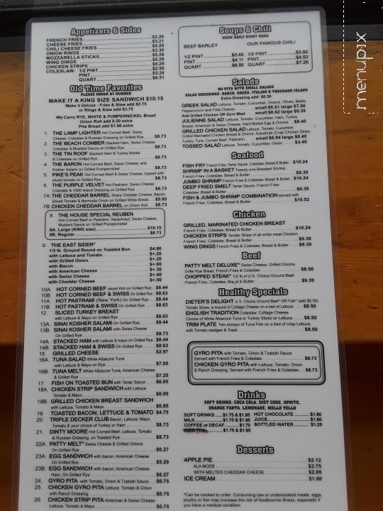 Original House Of Reuben - Warren, MI menu_pic