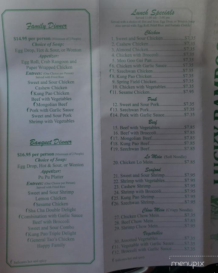 Lucky Bamboo - New Hampton, IA menu_pic