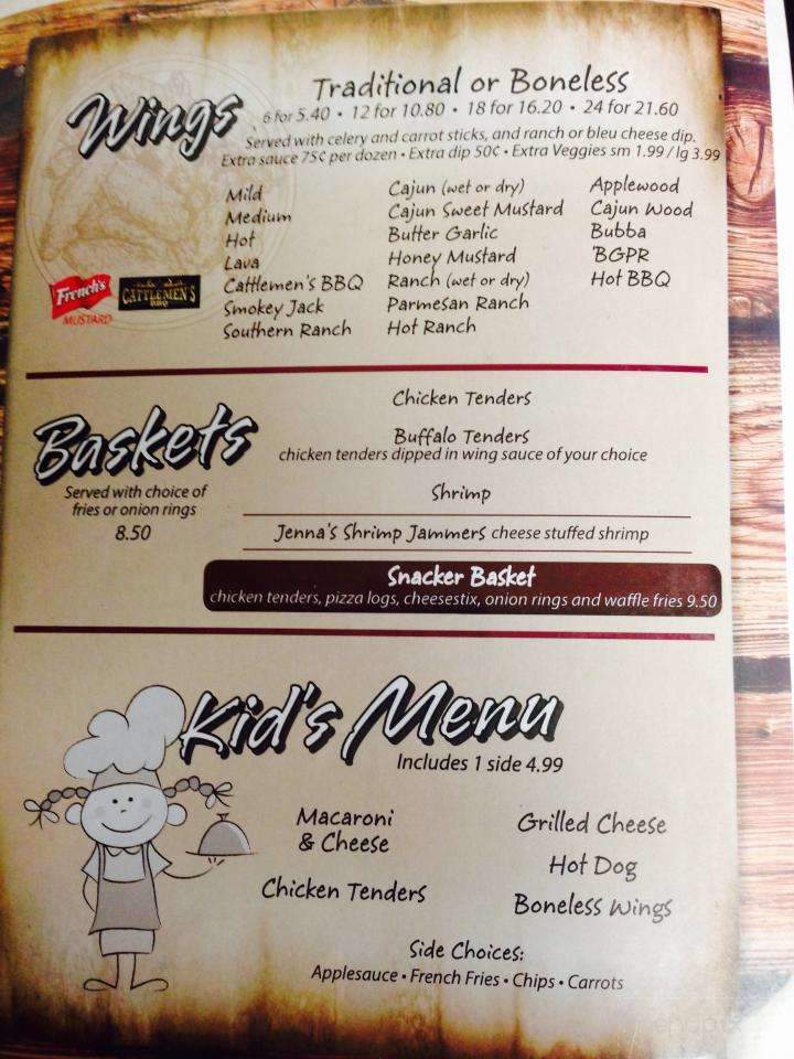 Columbus Inn - Columbus, PA menu_pic