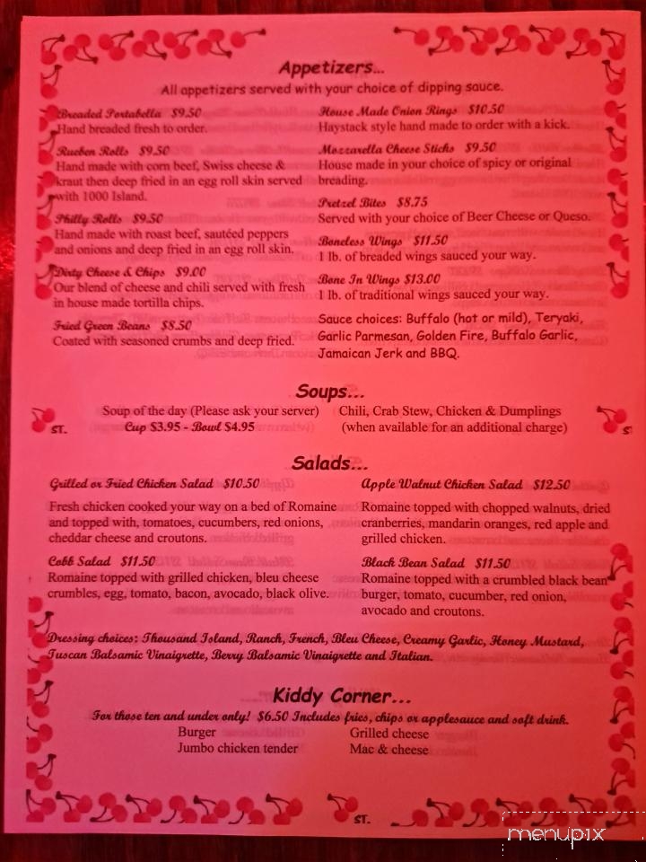 Cherry Street - Galesburg, IL menu_pic