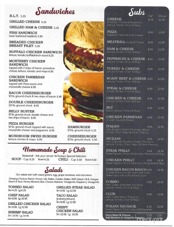 Valley Inn Restaurant - Conneautville, PA menu_pic