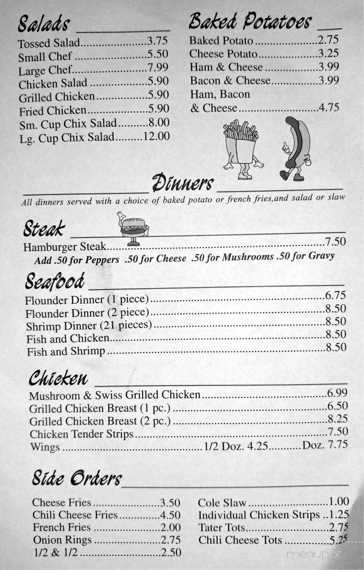 Burger Inn - Greenwood, SC menu_pic