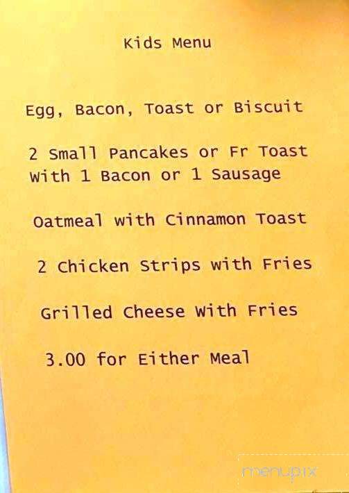 Savannah's Cafe - Evansville, IN menu_pic