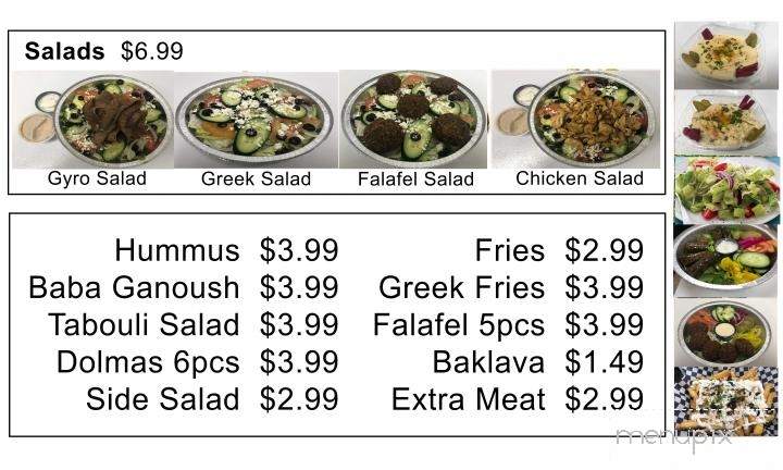 Gyros Xpress - Arlington, TX menu_pic