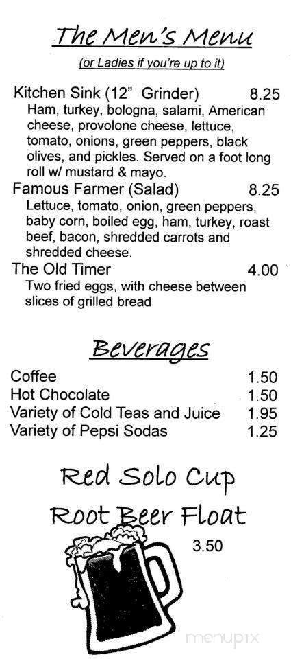 Deb's Place - Keene, NH menu_pic