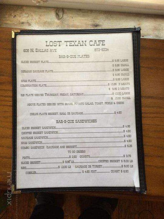 Lost Texan Cafe - Lamesa, TX