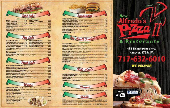 Alfredo's Pizza & Ristorante - Hanover, PA