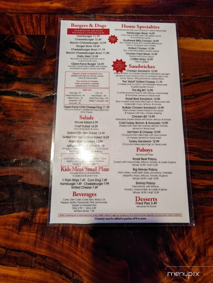 DAQ's Wings and Grill - Monroe, LA menu_pic