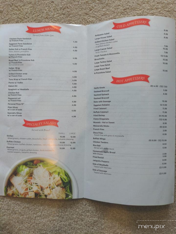 Mamma Mia's - Nutley, NJ menu_pic
