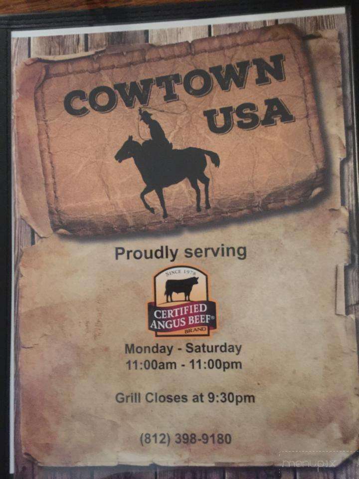 Cow Town USA - Carlisle, IN menu_pic