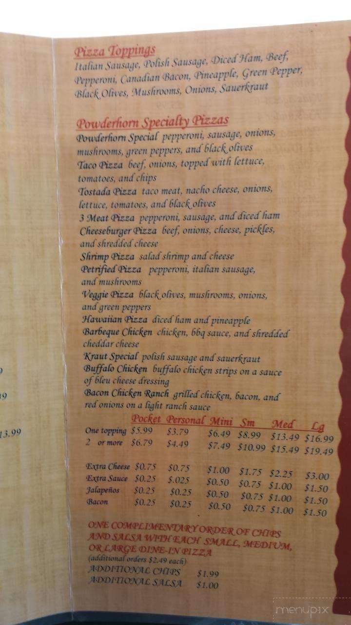 Powderhorn - Lemmon, SD menu_pic
