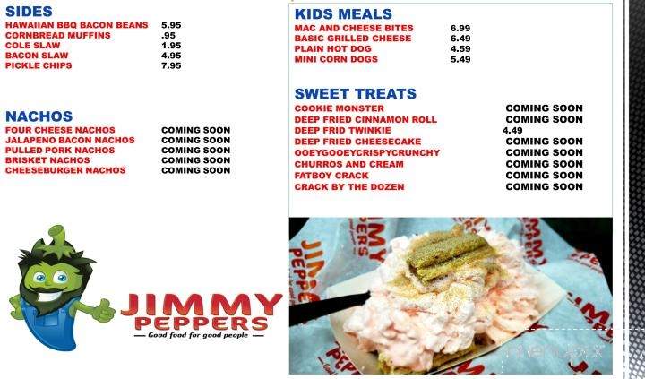 Jimmy Peppers - Arlington, WA menu_pic