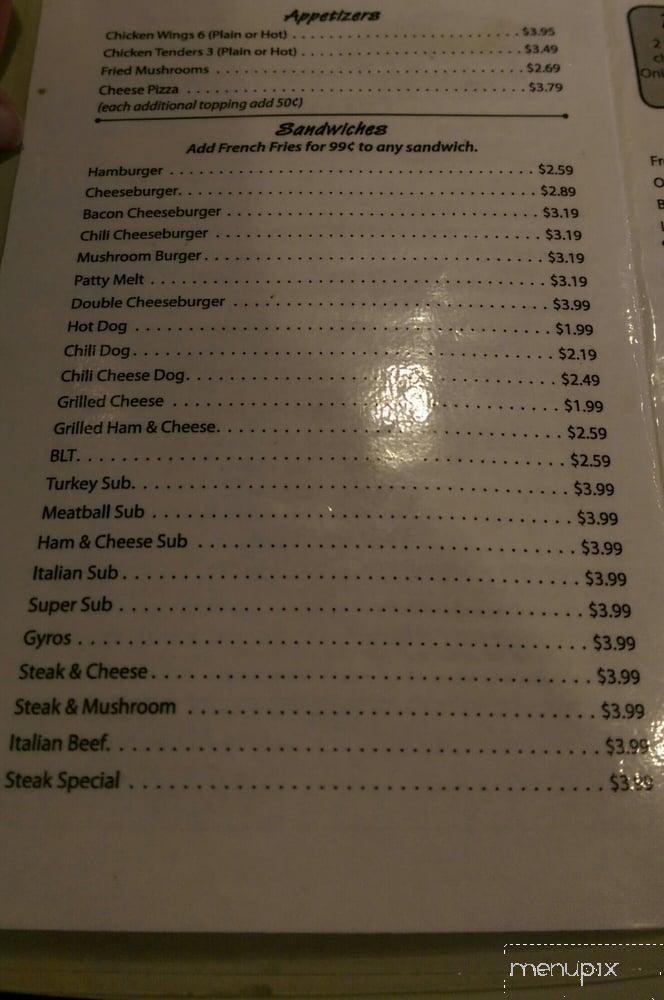 Mel's Diner - Paducah, KY menu_pic