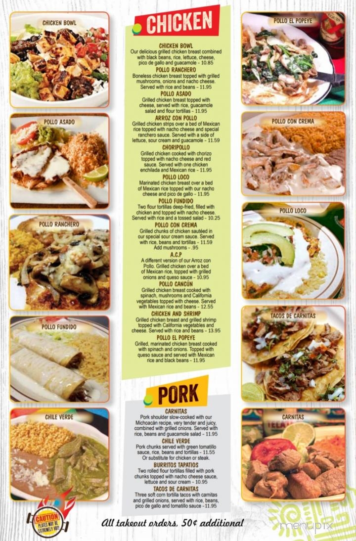 El Jalapeno - Summerville, SC menu_pic