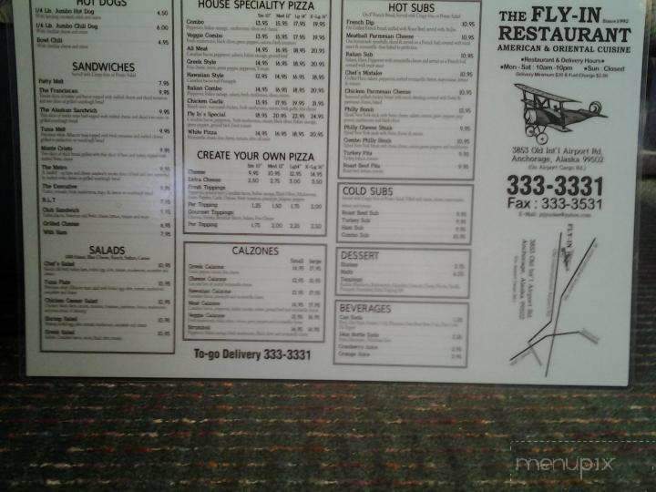 Fly In Restaurant - Anchorage, AK