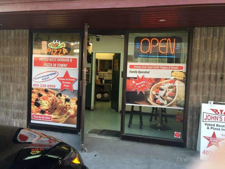 Big John's Pizza & Donairs - Calgary, AB menu_pic
