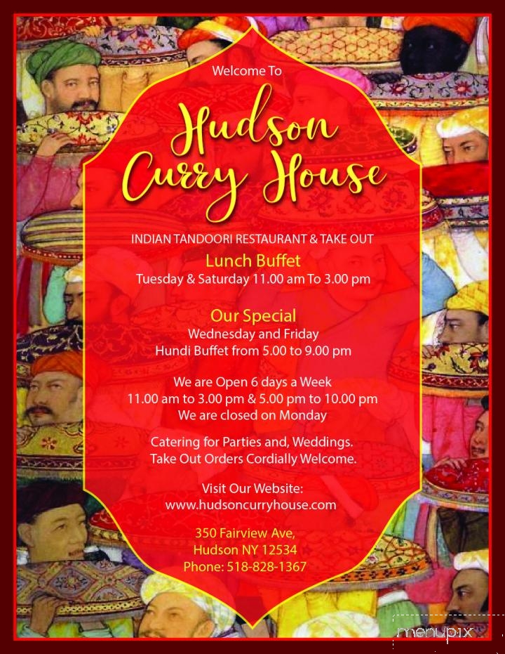 Hudson Curry House - Hudson, NY menu_pic