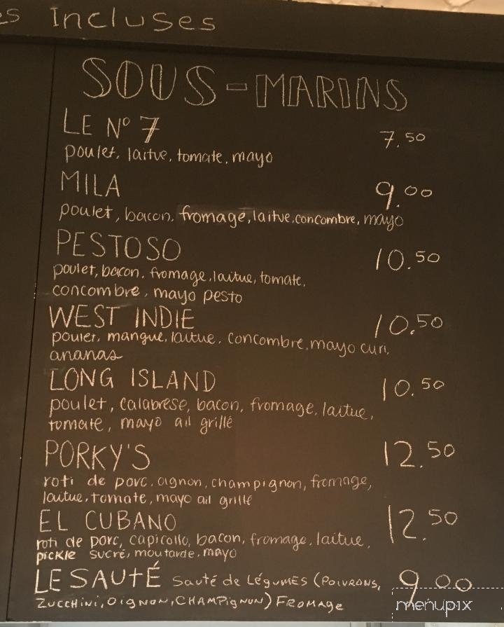 Bonanza Snack-Bar - Montreal, QC menu_pic