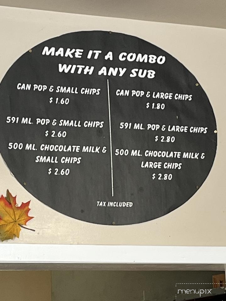 Andy's 2-4-1 Submarines - Hamilton, ON menu_pic