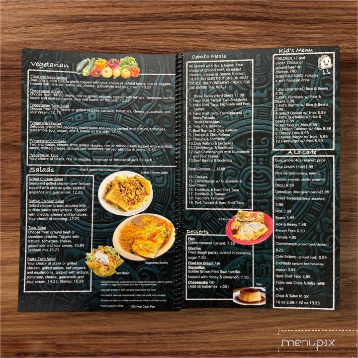 Los Mezcales Bar & Grill - Fond du Lac, WI menu_pic
