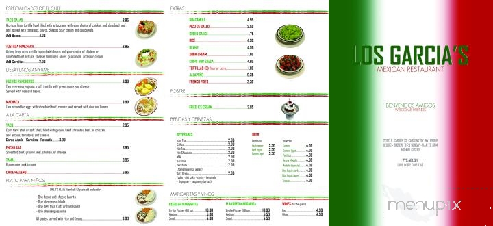 Los Garcia's - Carson City, NV menu_pic