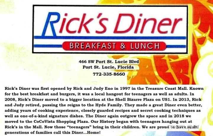 Rick's Diner - Port Saint Lucie, FL