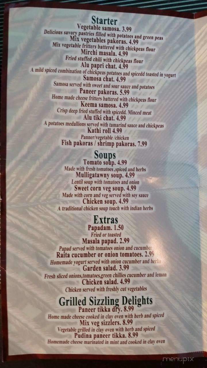Krishna Indian Cuisine - Nutley, NJ menu_pic
