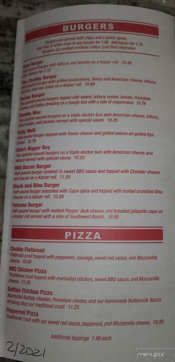 Slim and Chubby's - Strongsville, OH menu_pic