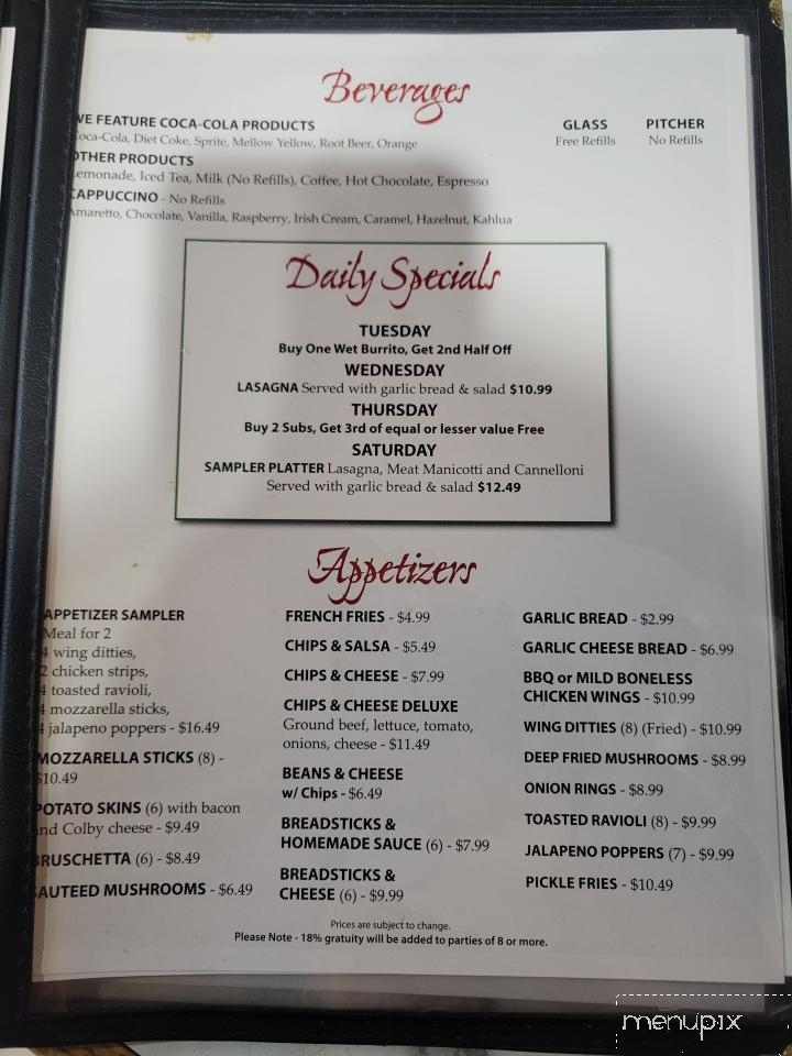 Angela's Italian Restaurant - Sparta, MI